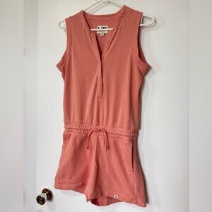 ✨Liv Sleeveless Peach Romper - Size M